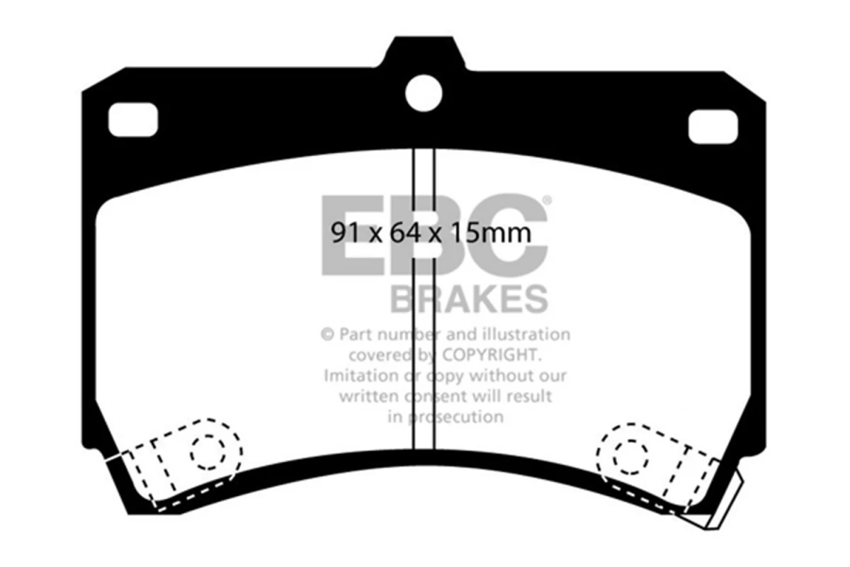 EBC Brakes F-150 Stage 14 Greenstuff 6000 6-Lug Brake Rotor And Pad Kit Rear S14kr1072.t583360 - View #6