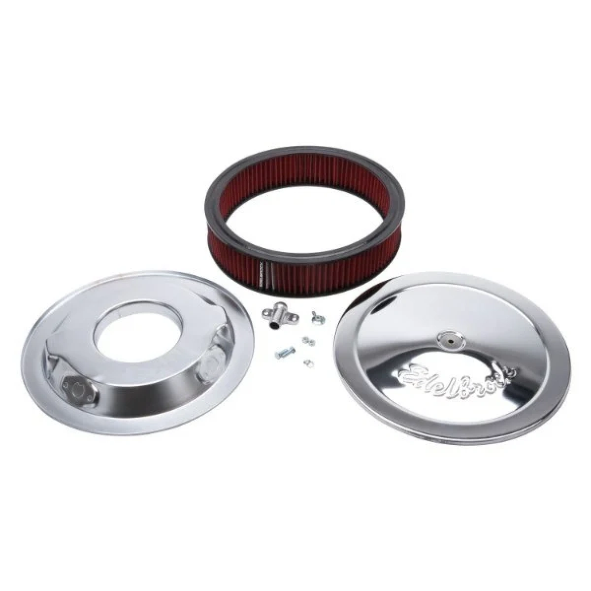 Edelbrock 1203 Pro-Flo Black 10 Inch Round Air Cleaner With 2 Inch Paper Element
