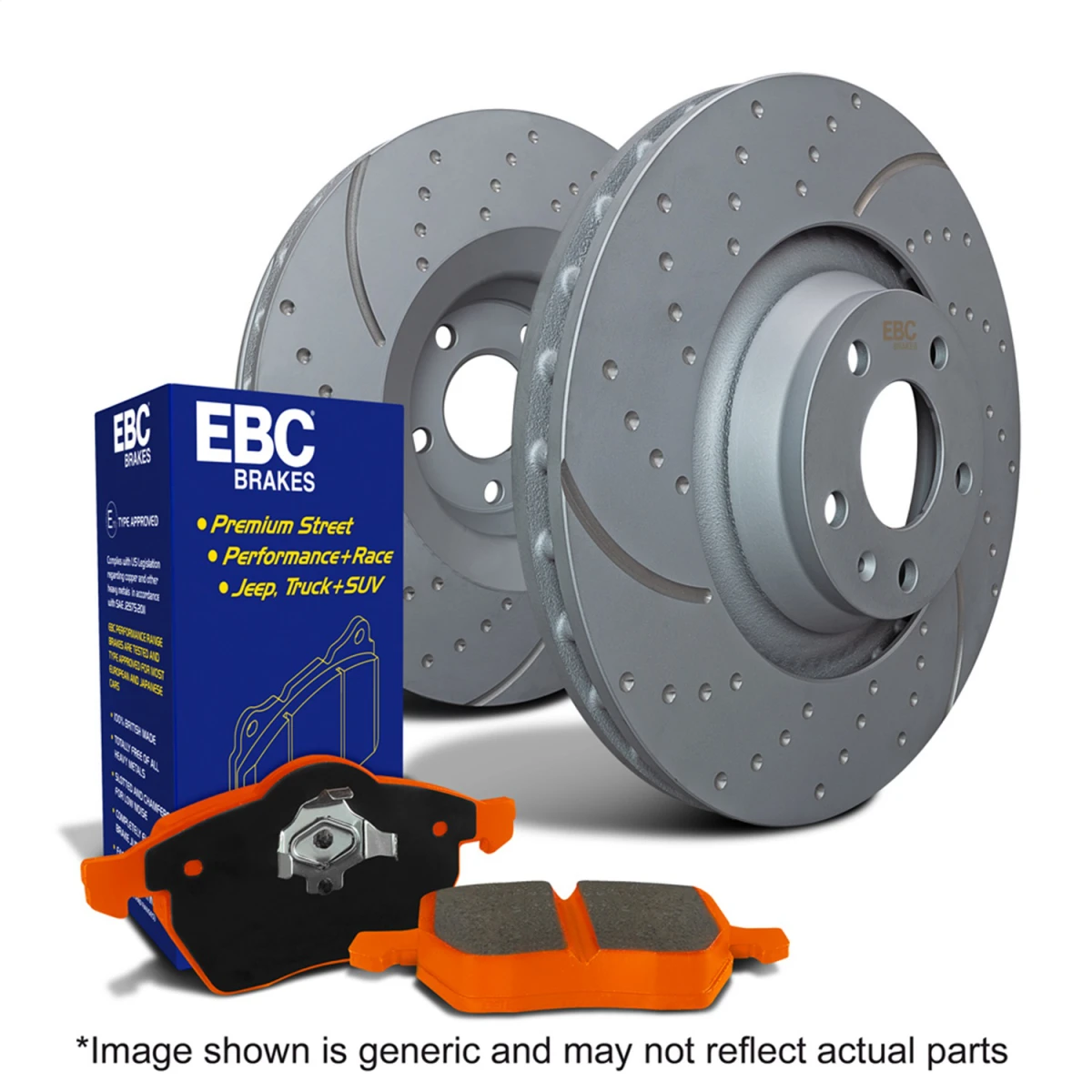 EBC Brakes S9KR1051 Brake Kit, Black - View #10